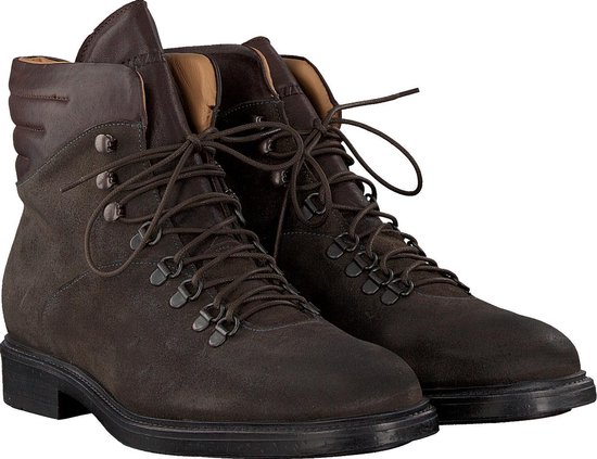 Mazzeltov Heren Veterboots 9071 Cognac - Schoenen.nl