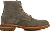 Stefano Lauran Mannen Suède    Veterboots /Laarzen/ Herenschoenen S3011 sue - Groen - maat: 41