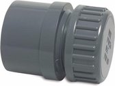VDL Eindset PVC-U 40/50 mm x 1 1/4" lijmmof/spie 10bar grijs