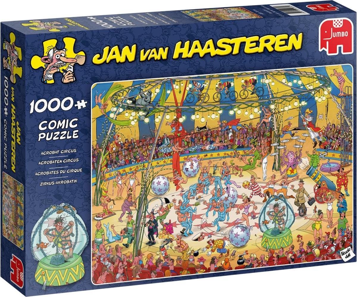 Jan van Haasteren Acrobaten Circus puzzel - 1000 stukjes - Jan van Haasteren