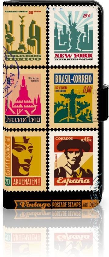 Portefeuille OPPO Reno 4 Pro 5G Cuir PU Portefeuille Livre Timbres