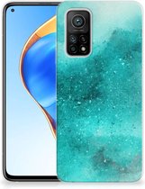 Telefoon Hoesje Xiaomi Mi 10T | 10T Pro Siliconen Hoesje Painting Blue