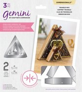 Gemini Dimensions - Dubbelzijdige snijmal - Driehoekige doos