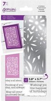 Gemini Decoratieve Outline Clearstamps & snijmal - In Full Bloom