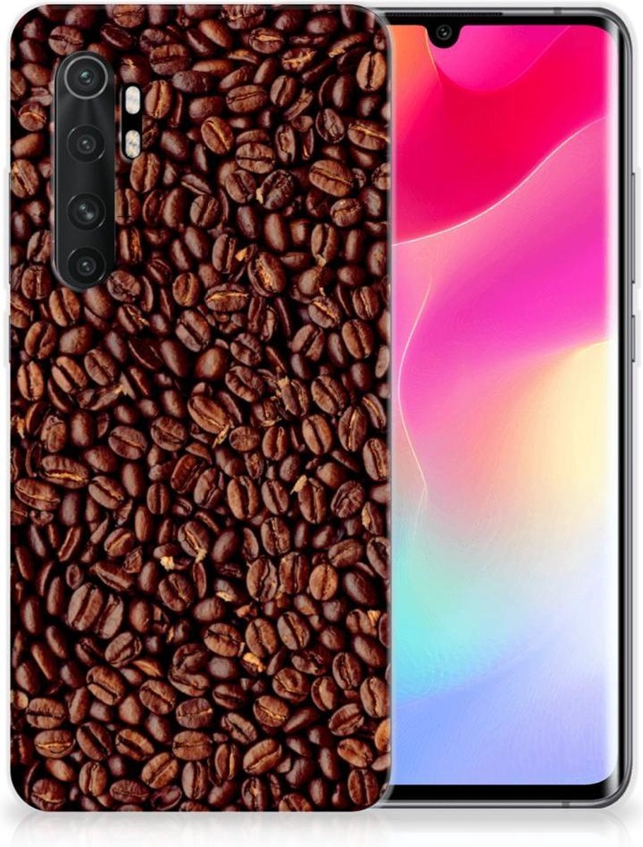 Xiaomi Mi Note 10 Lite Siliconen Case Koffiebonen