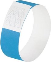 Sigel SI-EB211 Evenementenbandjes Super Soft, 255x25mm 120 Stuks Neon Blauw