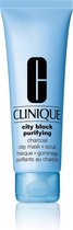 Clinique City Block Purifying Charcoal Clay en Scrub Gezichtsmasker - 100 ml