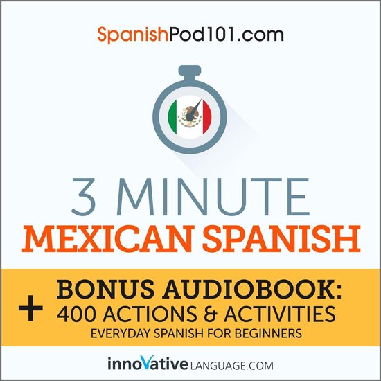 3-Minute Mexican Spanish - cover