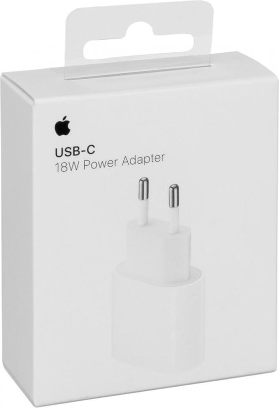 Apple 18W USB C snellader Wit |