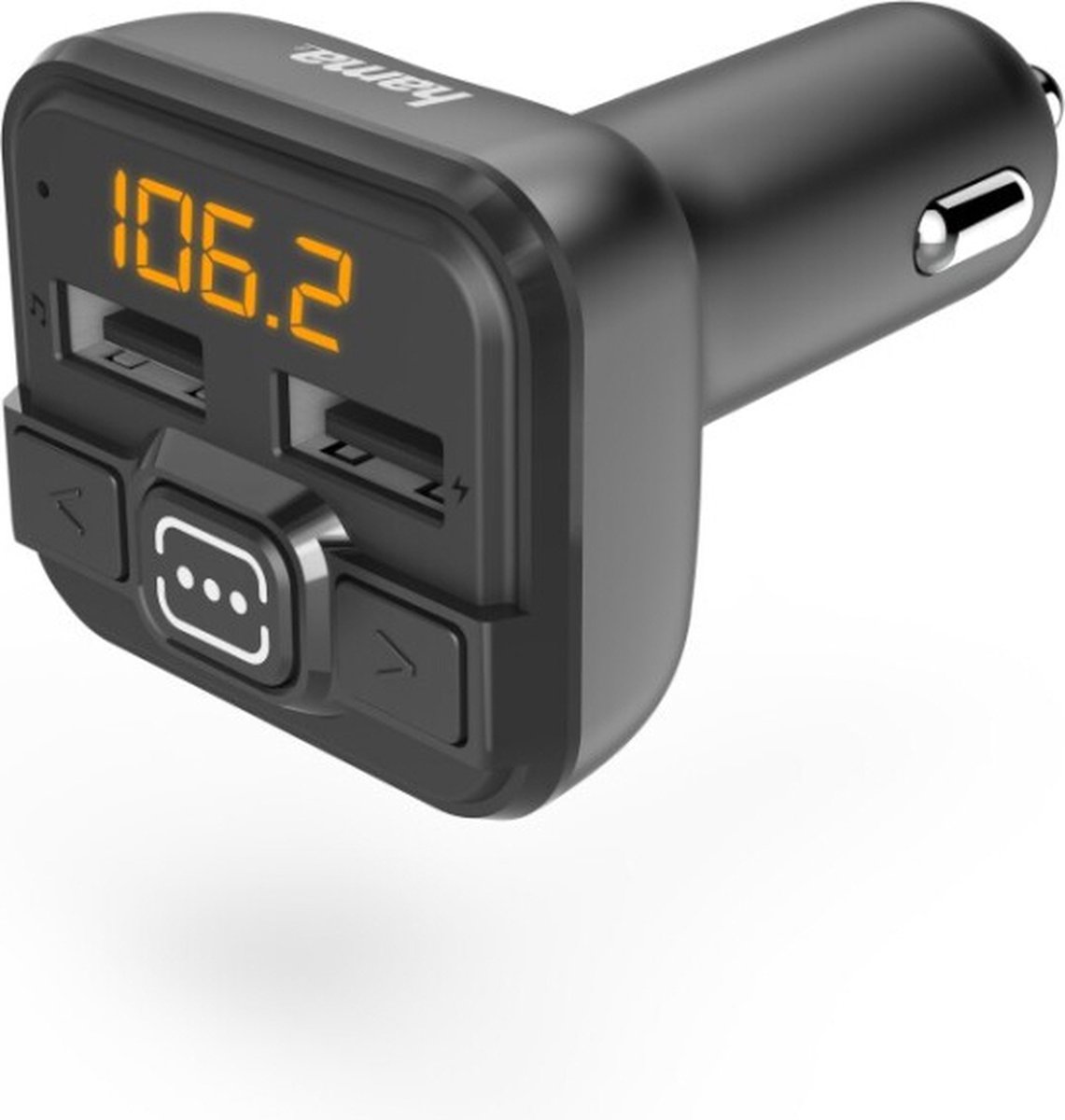 Hama FM transmitter - AUX-in + USB-IN - Geschikt voor 3,5mm jackaansluitingen zoals MP3 spelers, smartphones, tablets - FM transmitter auto - Zwart