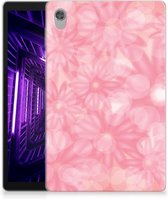 Foto hoesje Lenovo Tab M10 HD (2de generatie) Back Cover Lente Bloemen met doorzichte zijkanten