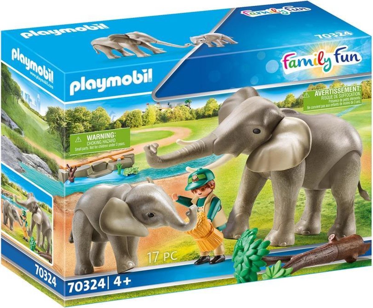 PLAYMOBIL Family Fun Olifantenverblijf - 70324