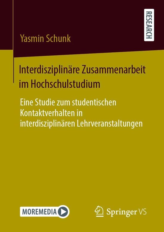 Interdisziplinäre Zusammenarbeit im Hochschulstudium - cover