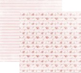 RP0343 It┬┤s a girl Collection - Elephant Double-sided patterned paper 12x12 200 gsm