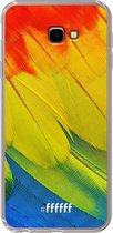 6F hoesje - geschikt voor Samsung Galaxy J4 Plus -  Transparant TPU Case - Macaw Hues #ffffff
