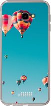 6F hoesje - geschikt voor Samsung Galaxy J4 Plus -  Transparant TPU Case - Air Balloons #ffffff