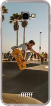 6F hoesje - geschikt voor Samsung Galaxy J4 Plus -  Transparant TPU Case - Let's Skate #ffffff