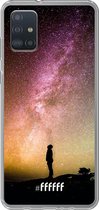 6F hoesje - geschikt voor Samsung Galaxy A52 - Transparant TPU Case - Watching the Stars #ffffff