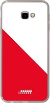 6F hoesje - geschikt voor Samsung Galaxy J4 Plus -  Transparant TPU Case - FC Utrecht #ffffff