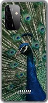 6F hoesje - geschikt voor Samsung Galaxy A72 -  Transparant TPU Case - Peacock #ffffff