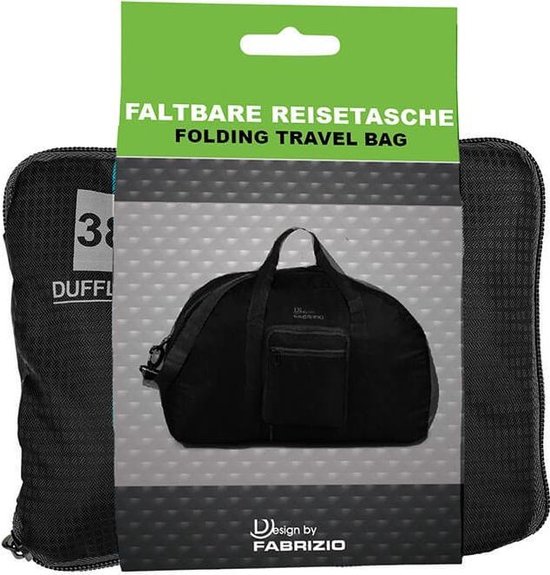 Skypak 90L Foldable Travel Bag - Black, Black, 75 x 30 x 40 cm, KJ01