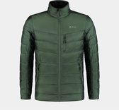 Cortazu Mountain Mid-layer Jas Zip-in Donker Groen | Heren warm gevoerde outdoor jas