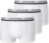 Schiesser Uncover Heren Shorts - Wit - 3-Pack - Maat XL
