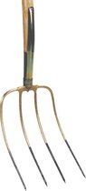 Talen Tools - Mestvork - 4 tanden - 85 cm - Met stiftverbinding