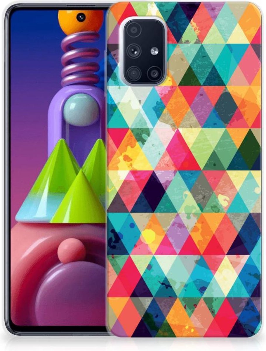 Samsung Galaxy M51 TPU bumper Geruit