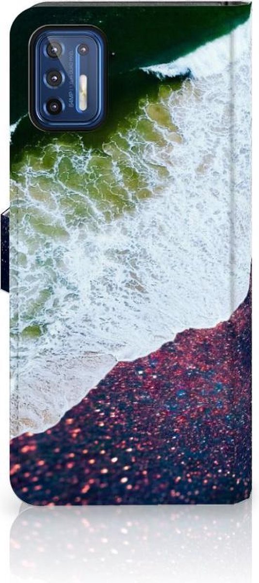 Motorola Moto G9 Plus Book Case Sea in Space