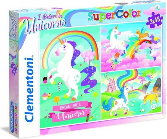 Hoppla Puzzle Per Bambini XL 48 Pezzi - Wonderland 69x49cm, Puzzle Castello Incantato Con Principesse, Unicorno E Animali, Gioco Educativo 4 Anni, Regalo Originale Per Bambina