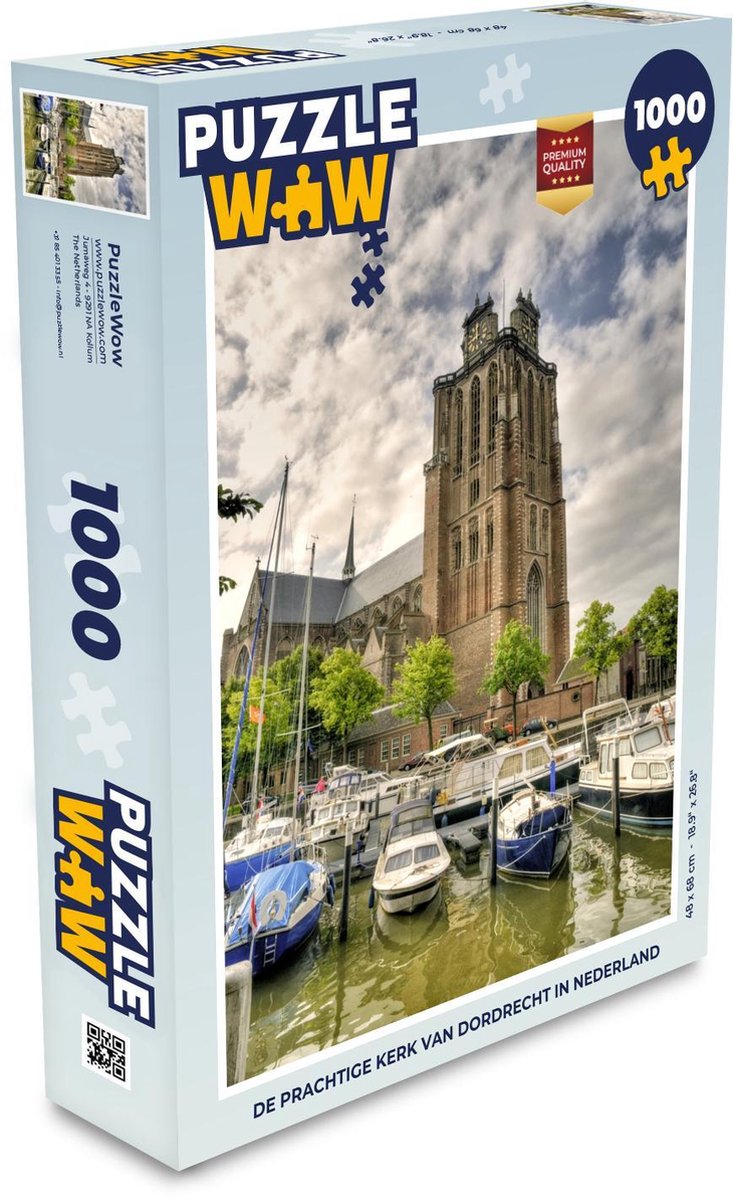 manager noot maaien Puzzel 1000 stukjes volwassenen Dordrecht 1000 stukjes - De prachtige kerk  van... | bol.com