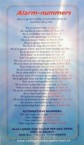 Jumbokaart alarmnummers - Bijbel - Christelijk - Majestic Ally - 1 stuk