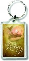 Sleutelhanger - parel - Bijbel - Christelijk - Majestic Ally - 1 stuk