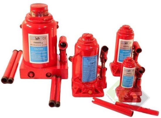 Hydraulische potkrik compacte autokrik met 10 ton hefvermogen