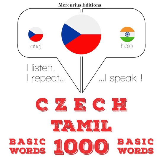 Čeština - tamilština: 1000 základních slov - cover