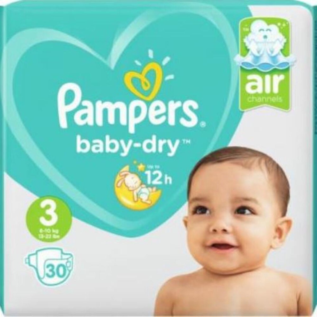 Couches Pampers Bébé -Dry Taille 3 3-90 pièces | bol