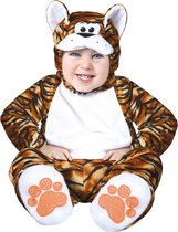 Fiestas Guirca Verkleedpak Tijger Baby Polyester Bruin/wit Mt 6-12