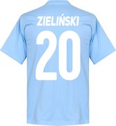 Napoli Zielinski 20 Team T-Shirt - Lichtblauw - M