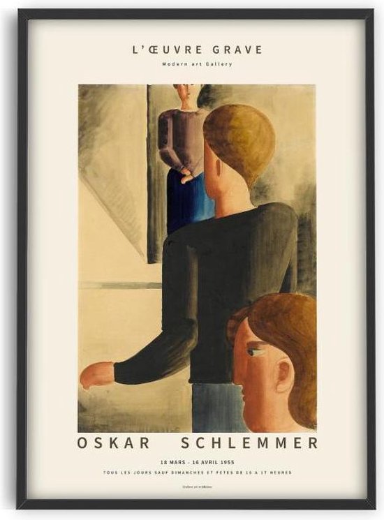 Oskar Schlemmer - Modern art Gallery - 50x70 cm - Art Poster - PSTR studio