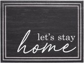 MD Entree - Deurmat - Ecomat Tradition - Let's stay home - 45 x 60 cm