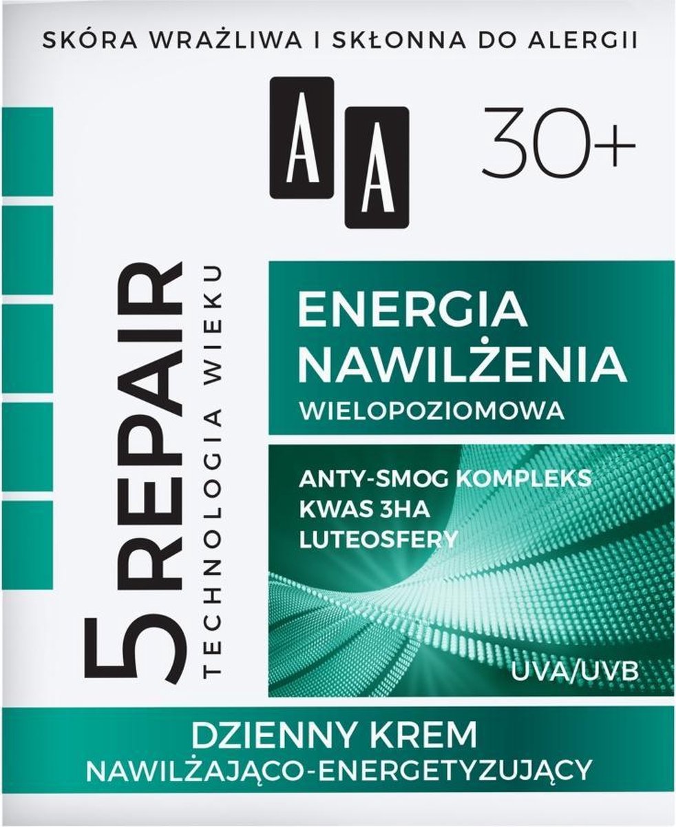 Aa - Technology Age 5Repair 30+ Moisturizing And Energizing Cream For The Day
