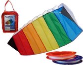 Parafoil Stunter Kite 80x40cm met Tas