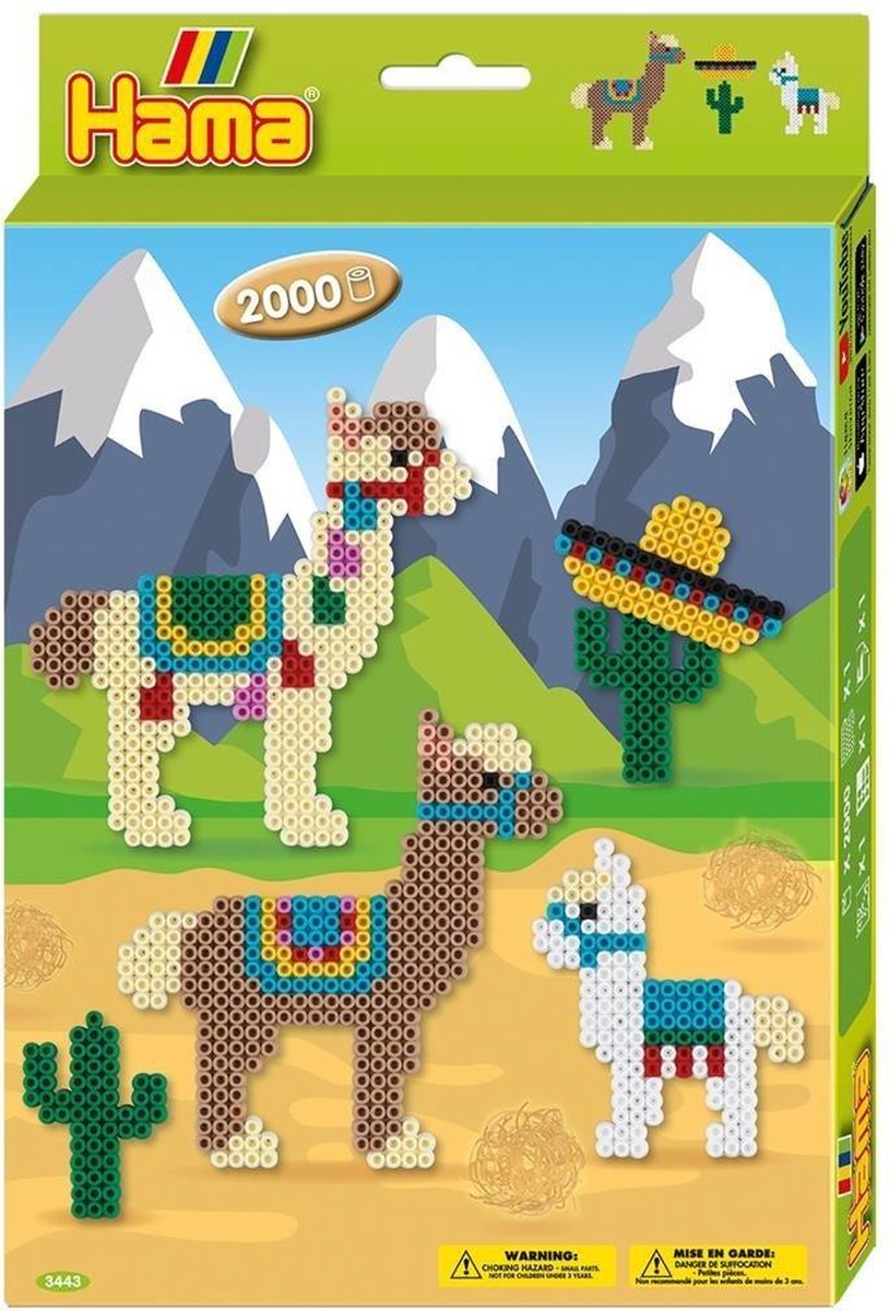 Hama Strijkkralen Alpaca's 2000 Stuks Multicolor