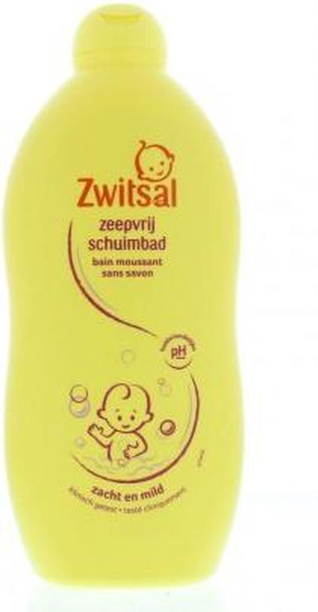 Zwitsal Zeepvrij Schuimbad Baby 500 ml - lekker schuim | bol.com