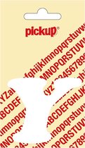 Pickup plakletter CooperBlack 60 mm - wit Y