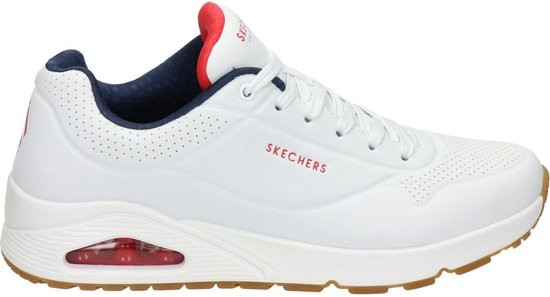 Skechers Street heren sneaker - Wit multi - Maat 47,5 | bol.com