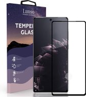 Lunso - Geschikt voor Samsung Galaxy S21 Plus / S21+ - Gehard Beschermglas - Full Cover Screenprotector - Black Edge