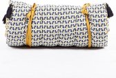 KATOEN HOUT Pallet kussen - Soft futon - Katoen - Afrika Boheme print - 60x120x5 cm