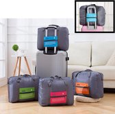 Decopatent® Reistas Flightbag - Handbagage koffer reis tas - Travelbag - Organizer Opvouwbaar - Tas voor aan je koffer - Blauw